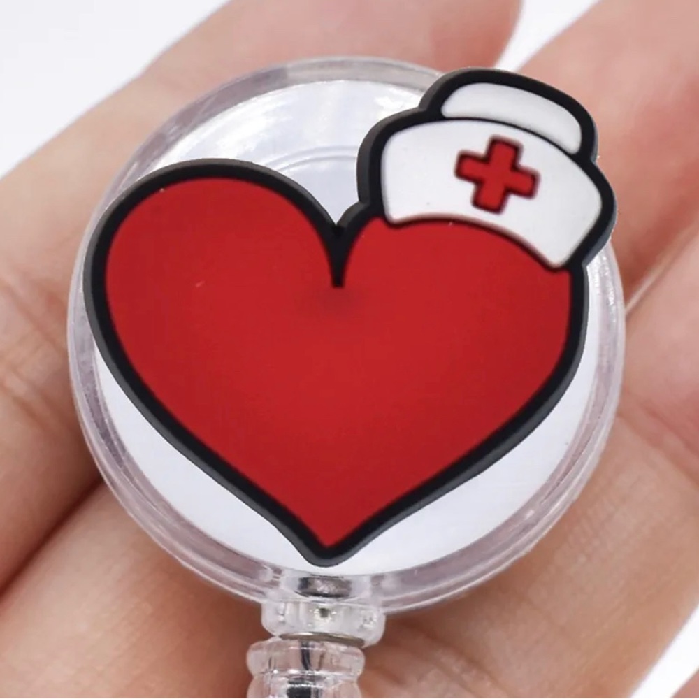 Retractable Reel Badge ID Clips with Snap Button Closure - Picture 10 of 12